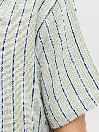 Bestseller / Herren-Hemd / JJECOBA STRIPE RESORT SHIRT SS SN