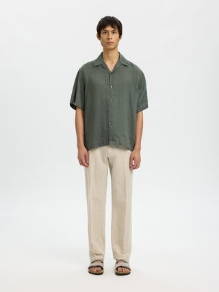 Bestseller / Damen-Bluse / SLHRLXKYLIAN LINEN SS SHIRT RESORT