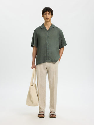 Bestseller / Damen-Bluse / SLHRLXKYLIAN LINEN SS SHIRT RESORT