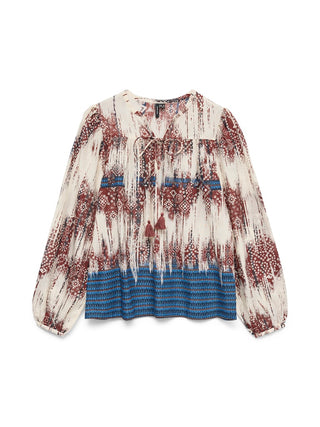 Bestseller / Damen-Bluse / VMELIZA ISABEL LS TOP WVN