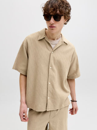 Bestseller / Herren-Hemd / JORMONTAUK WAVY TEXTURE SHIRT SS SN