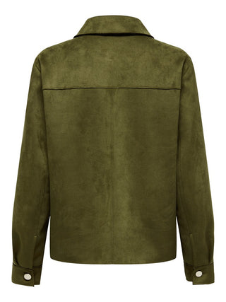 Bestseller / Damen-Bluse / ONLMIRA L/S FAUX SUEDE SHIRT PNT NO
