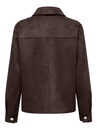 Bestseller / Damen-Bluse / ONLMIRA L/S FAUX SUEDE SHIRT PNT NO