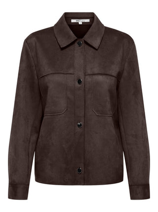 Bestseller / Damen-Bluse / ONLMIRA L/S FAUX SUEDE SHIRT PNT NO