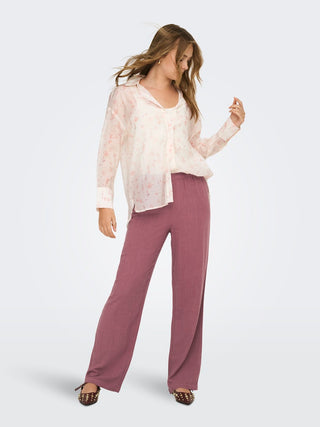 Bestseller / Damen-Bluse / ONLOREGON TEAGAN L/S SHIRT AOP WVN