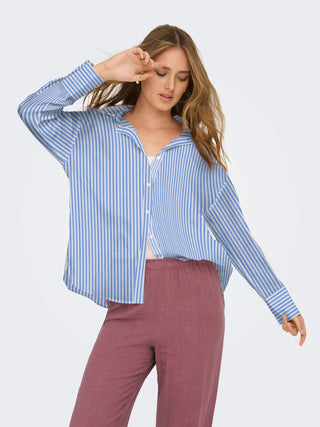 Bestseller / Damen-Bluse / ONLOREGON TEAGAN L/S SHIRT AOP WVN