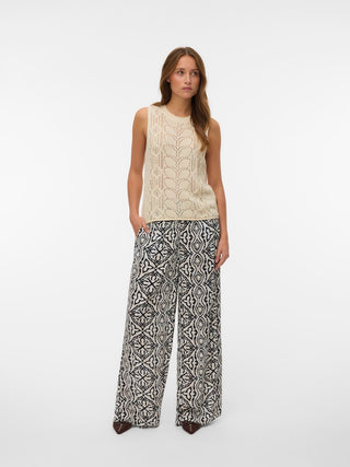 Bestseller / Damen-Hose / VMMENNY HW WIDE PANTS WVN BOO