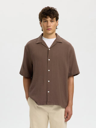 Bestseller / Herren-Hemd / SLHRLXCAL SS SHIRT RESORT
