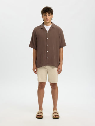 Bestseller / Herren-Hemd / SLHRLXCAL SS SHIRT RESORT