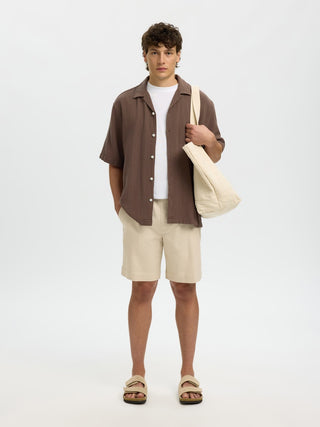 Bestseller / Herren-Hemd / SLHRLXCAL SS SHIRT RESORT