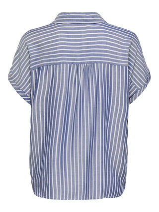 Bestseller / Damen-Bluse / ONLGIBSI-PUORI SS V-NECK SHIRT WVN