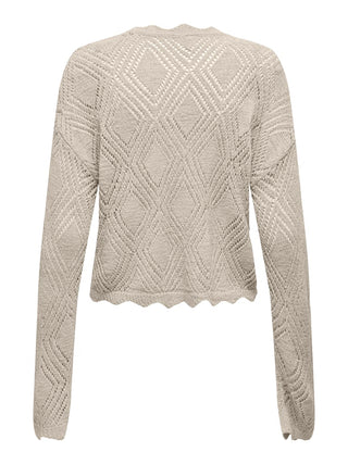 Bestseller / Damen-Strick / ONLPAMELA LS STRUCT PULLOVER CC KNT