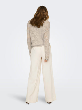 Bestseller / Damen-Strick / ONLPAMELA LS STRUCT PULLOVER CC KNT