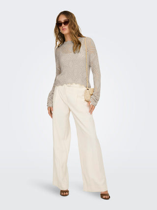 Bestseller / Damen-Strick / ONLPAMELA LS STRUCT PULLOVER CC KNT