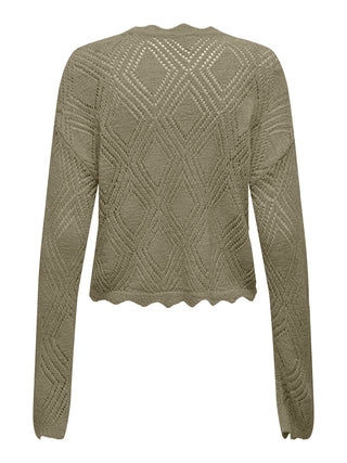 Bestseller / Damen-Strick / ONLPAMELA LS STRUCT PULLOVER CC KNT