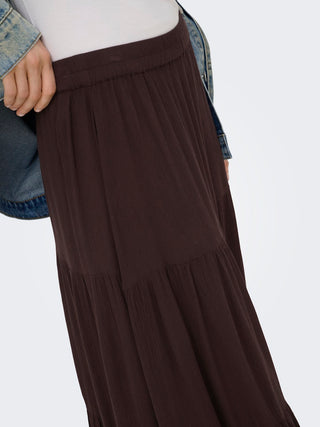 Only / Damen-Rock / ONLMIKKA LONG SKIRT WVN NOOS