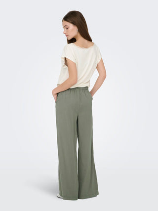Bestseller / Damen-Hose / ONLARIS LIFE HW PULL-UP PANT WVN NO