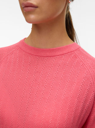 Bestseller / Damen-Strick / VMNEWLEX POINTELLE LS O-N PULLOVER
