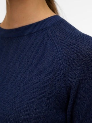 Bestseller / Damen-Strick / VMNEWLEX POINTELLE LS O-N PULLOVER
