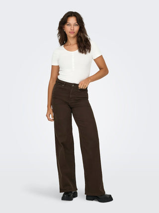 Bestseller / Damen-Jeans / ONLMADISON BLUSH HW WIDE COLOR DNM
