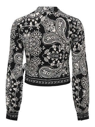 Bestseller / Damen-Bluse / ONLEMZA AJA L/S KNOT TOP WVN
