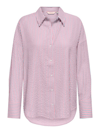 Bestseller / Damen-Bluse / ONLOREGON BARI L/S STRIPE SHIRT WVN