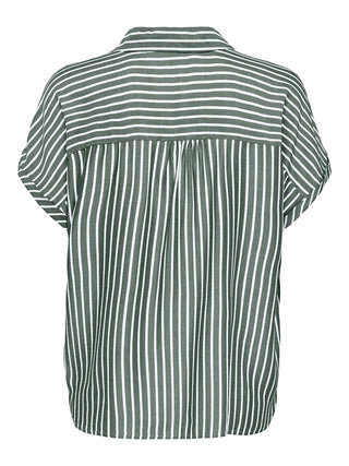 Bestseller / Damen-Bluse / ONLGIBSI-PUORI SS V-NECK SHIRT WVN