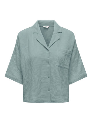 Bestseller / Damen-Bluse / ONLTHYRA SS SHIRT NOOS WVN