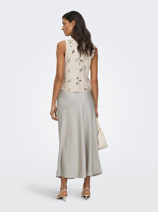 Bestseller / Damen-Rock / ONLCHIGO ANKEL SATIN SKIRT NOOS WVN