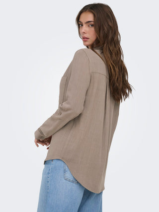 Bestseller / Damen-Bluse / ONLYASMIN-SIESTA LS LI BL SHIRT PNT