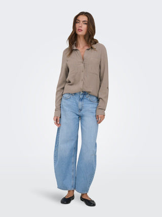 Bestseller / Damen-Bluse / ONLYASMIN-SIESTA LS LI BL SHIRT PNT