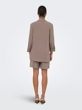 Bestseller / Damen-Blazer / ONLSIESTA 3/4 OPEN LIN BL BLAZE TLR
