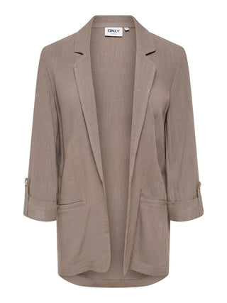Bestseller / Damen-Blazer / ONLSIESTA 3/4 OPEN LIN BL BLAZE TLR