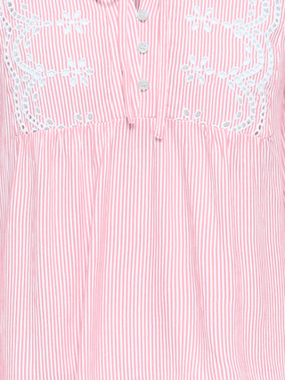 Bestseller / Damen-Bluse / ONLLENNYO LS EMBROID V-NECK TOP NOO
