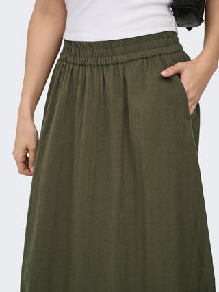 Bestseller / Damen-Rock / ONLTIZANA LONG SKIRT WVN NOOS