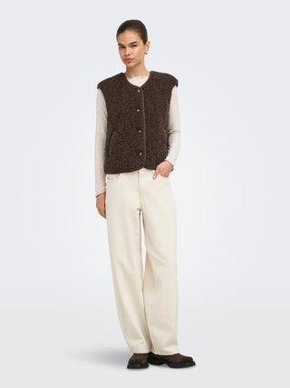 Bestseller / Damen-Jacke / ONLINES TEDDY WAISTCOAT CC OTW