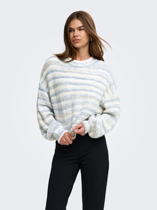 Bestseller / Damen-Strick / ONLGOLA LS SHORT LOOSE O-NECK CC KN