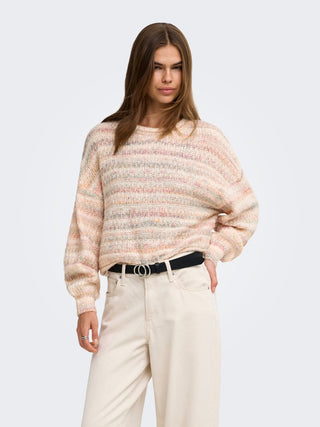 Bestseller / Damen-Strick / ONLGOLA LS SHORT LOOSE O-NECK CC KN