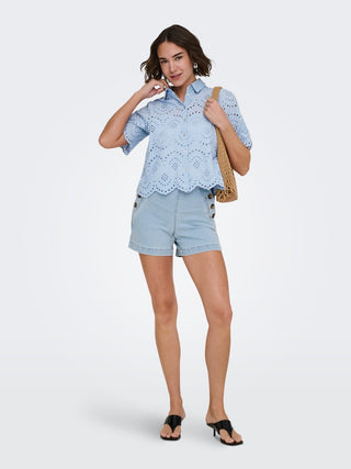 Bestseller / Damen-Bluse / ONLVALAIS S/S SHIRT WVN NOOS