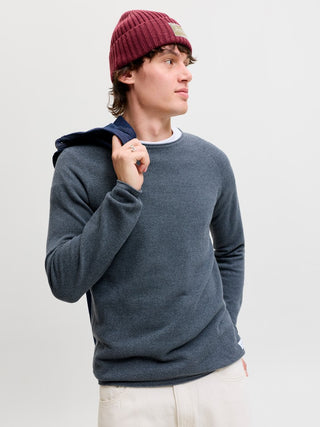 Jack+Jones / Herren-Strick / JJEHILL KNIT CREW NECK NOOS