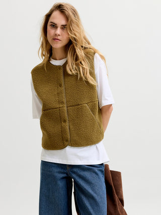 Bestseller / Damen-Jacke / JXVERA TEDDY VEST OTW SN