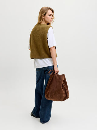 Bestseller / Damen-Jacke / JXVERA TEDDY VEST OTW SN