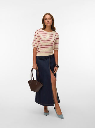 Bestseller / Damen-Strick / VMMONICA 2/4 O-NECK PULLOVER BOO