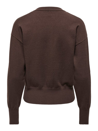 Bestseller / Damen-Strick / ONLMIO LS O-NECK BUTTON CARDIGA KNT