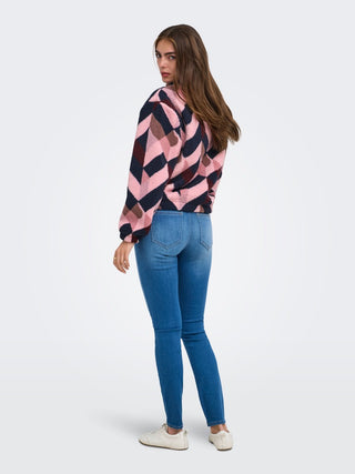 Bestseller / Damen-Sweat / ONLNEW DALLAS L/S HIGHNECK ZIP SWT