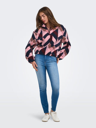 Bestseller / Damen-Sweat / ONLNEW DALLAS L/S HIGHNECK ZIP SWT