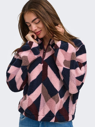 Bestseller / Damen-Sweat / ONLNEW DALLAS L/S HIGHNECK ZIP SWT