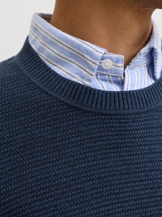 Bestseller / Herren-Strick / JJRILEY KNIT CREW NECK LS SN