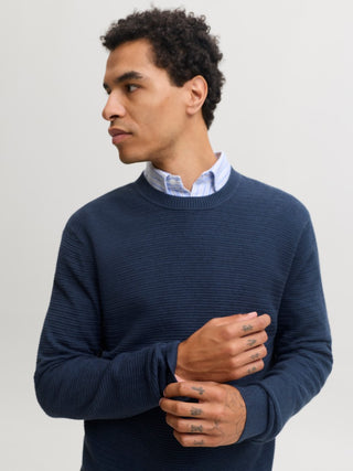 Bestseller / Herren-Strick / JJRILEY KNIT CREW NECK LS SN