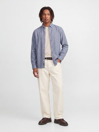 Bestseller / Herren-Hemd / JPRBLUHARVEY TWILL SOLID L/S SHIRT
